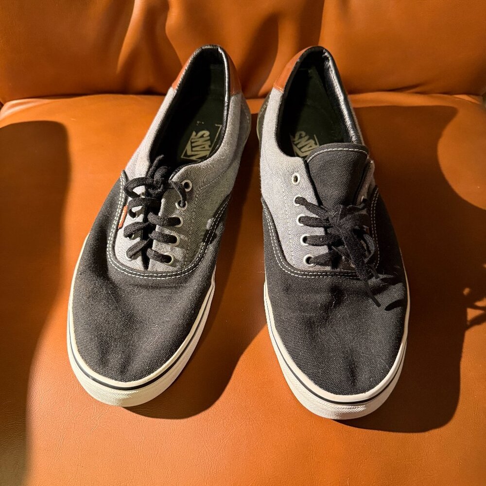 Men's 13 Van's Era black and grey